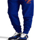 Calça jogger masculina Polo Ralph Lauren com estampa de lã azul, tamanho pequeno