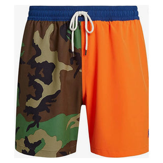 Calção de banho clássico Traveler Polo Ralph Lauren de 5,75 polegadas camuflado tamanho G