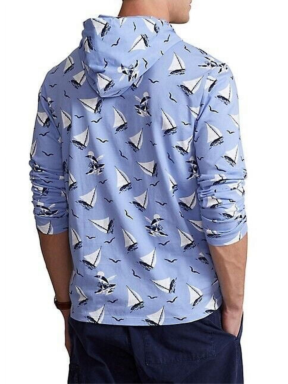 Camiseta Polo Ralph Lauren Polo Bear com capuz azul tamanho 2XL