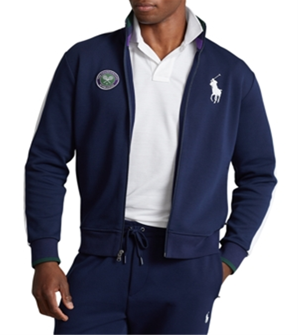 Jaqueta Polo Ralph Lauren Wimbledon Ballperson Masculina Azul Tamanho XX-G
