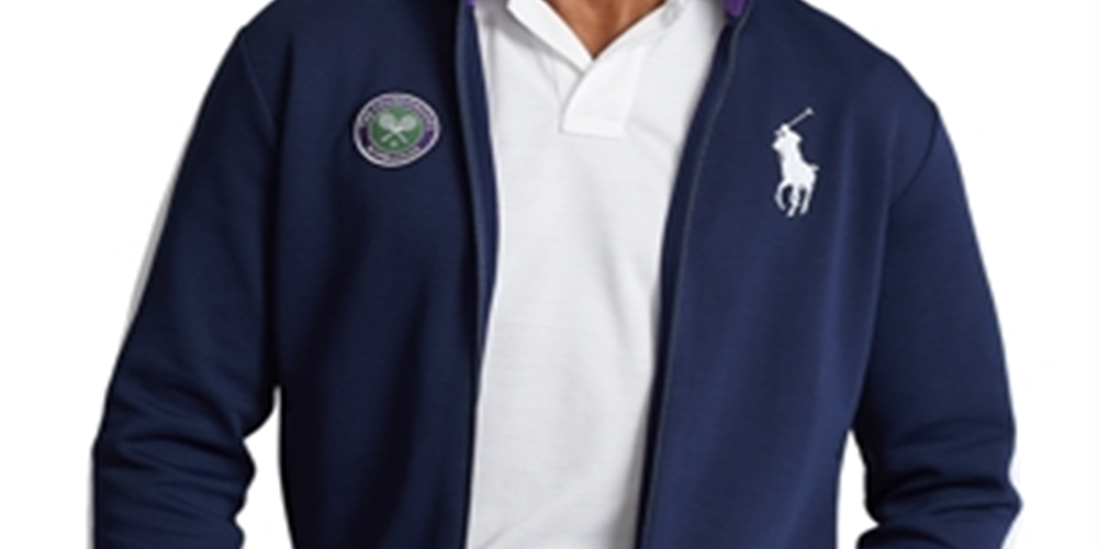 Jaqueta Polo Ralph Lauren Wimbledon Ballperson Masculina Azul Tamanho XX-G
