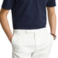 Camisa polo Ralph Lauren masculina de algodão jacquard personalizada slim fit, azul, tamanho GG