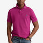 Camisa polo masculina Polo Ralph Lauren Classic Fit Mesh, rosa, tamanho grande