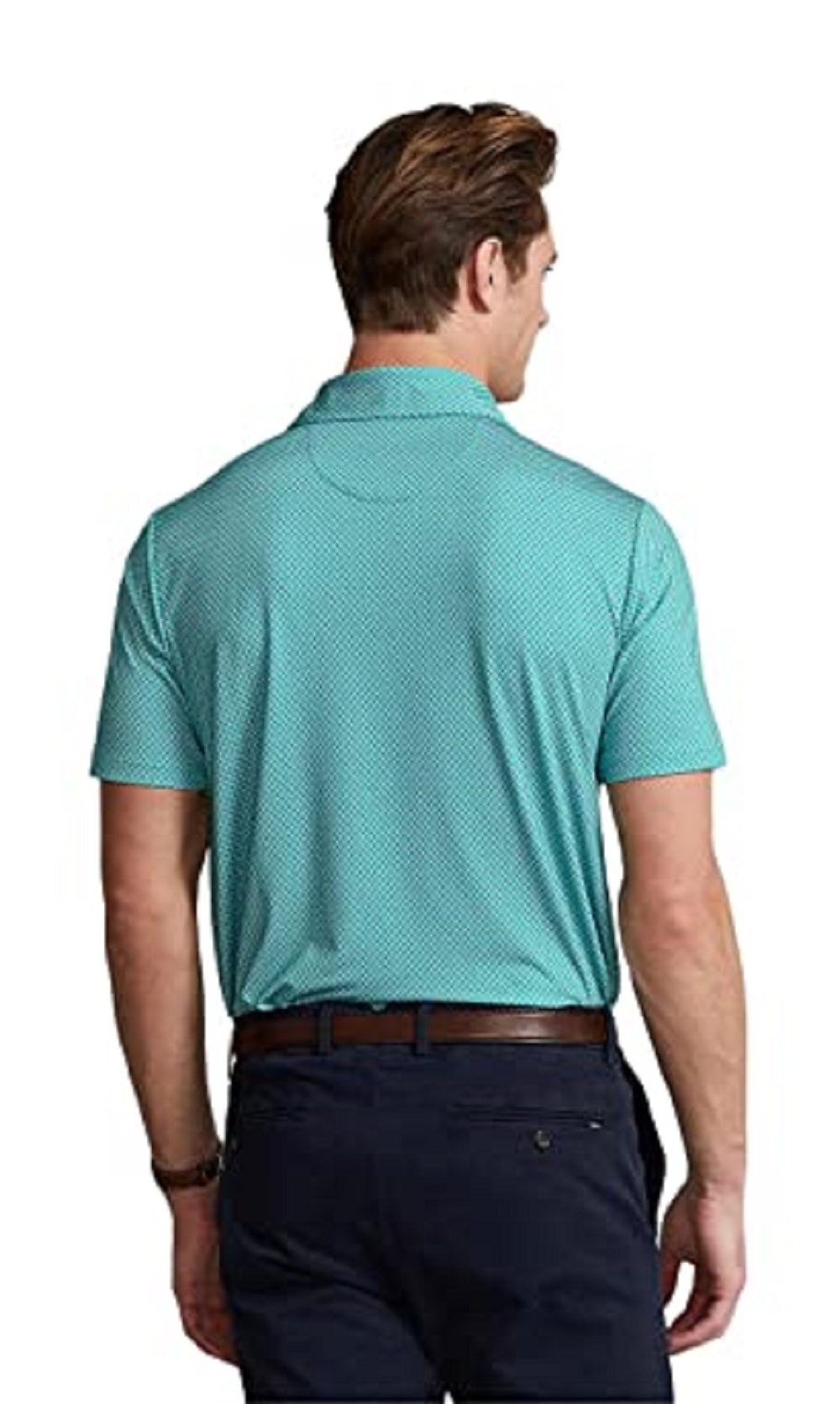Camisa polo masculina Polo Ralph Lauren estampada, tamanho X-G, verde