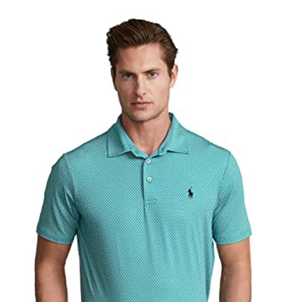 Camisa polo masculina Polo Ralph Lauren estampada, tamanho X-G, verde