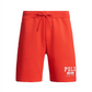 Polo Ralph Lauren Shorts Masculino de Malha Dupla com Logotipo de 8 Polegadas Vermelho Tamanho Pequeno