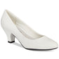 Easy Street Fabulous Pumps Feminino Branco Tamanho 8,5 W