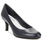 Sapatos femininos Easy Street Passion Pumps azul marinho tamanho 7,5 M