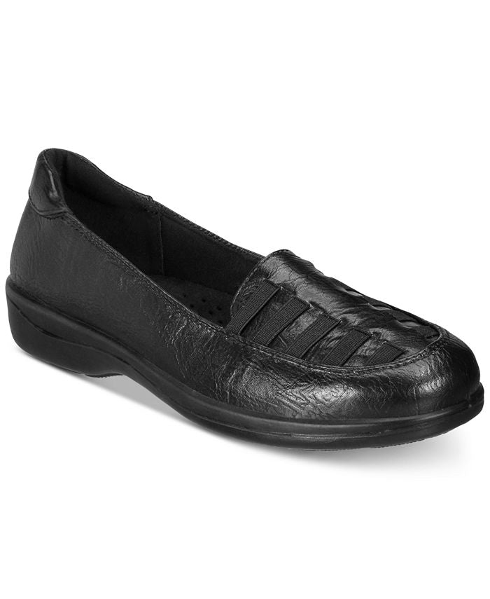 Mocassim Genesis Feminino Easy Street Preto Tamanho 9,5M