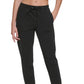 Calça jogger Calvin Klein feminina com tingimento de roupas e cintura franzida, preta, tamanho pequeno