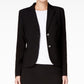 Calvin Klein Blazer Feminino de Dois Botões Preto Tamanho 2