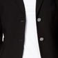 Calvin Klein Blazer Feminino de Dois Botões Preto Tamanho 2