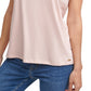 Camiseta Calvin Klein Feminina Manga Curta com Logo Rosa Tamanho Grande