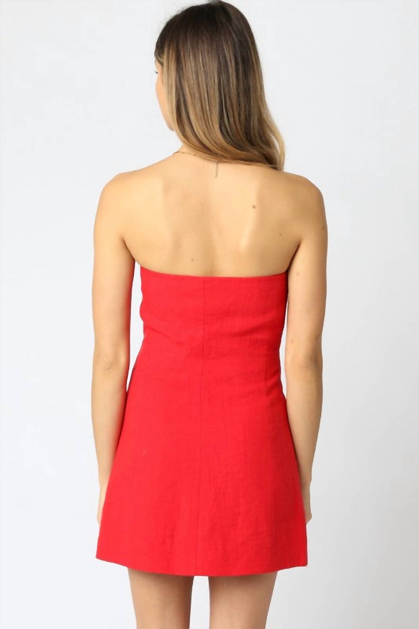 Olivaceous - Giselle Strapless Mini Dress