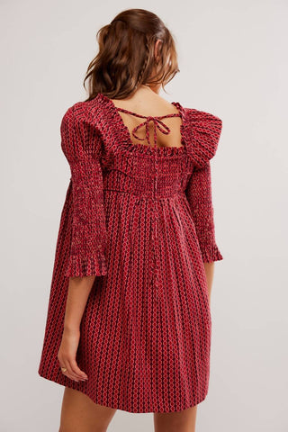 Free People - MINI VESTIDO STAR DIP
