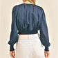 Reset By Jane - Silky Long Sleeve Crop Top