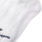Reebok Meias Esportivas Masculinas de Cano Baixo, Pacote com 6, Brancas, Tamanho Regular