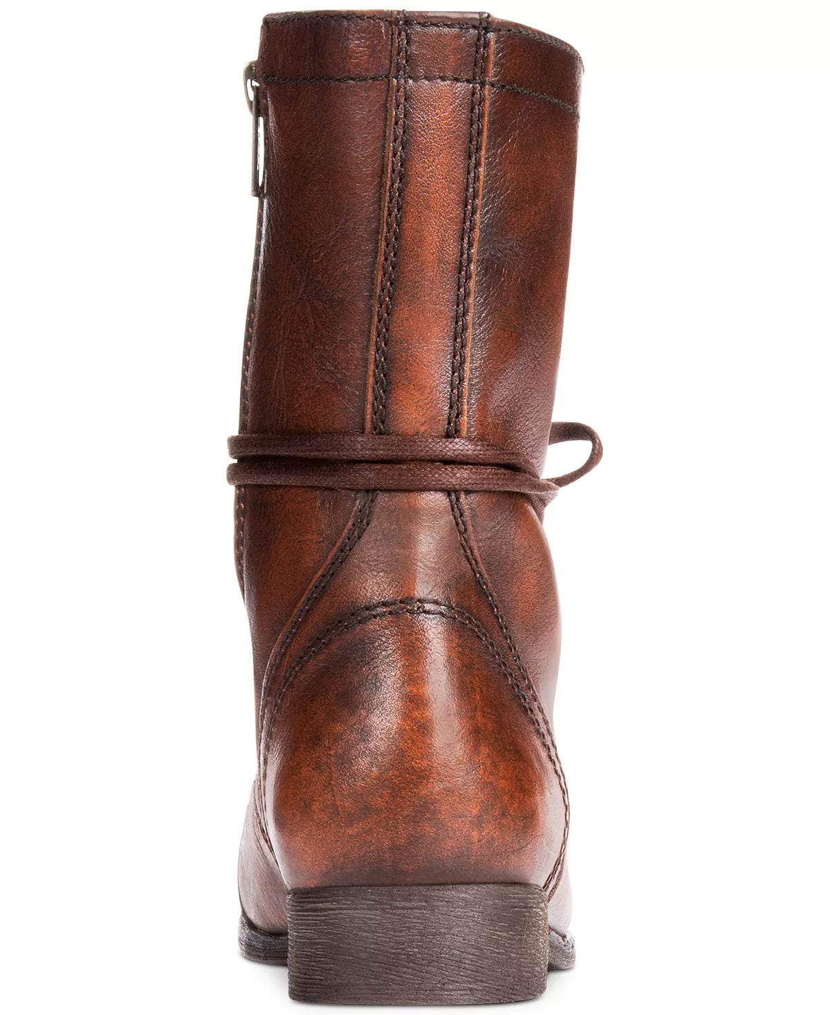Steve Madden Troopa Botas de Combate Femininas com Cadarço Marrom Tamanho 6,5 M