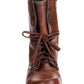 Steve Madden Troopa Botas de Combate Femininas com Cadarço Marrom Tamanho 9 M