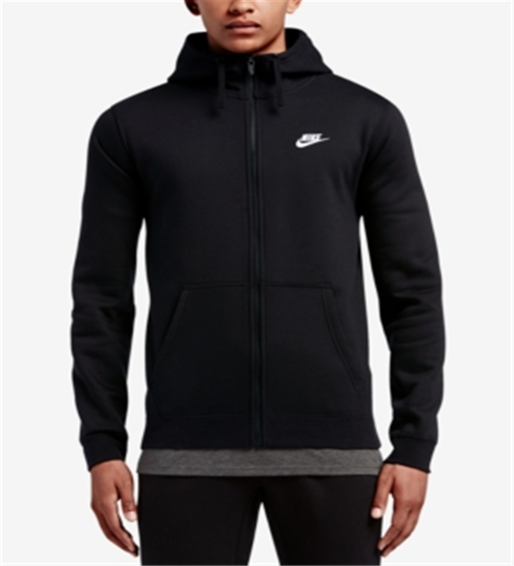 Nike Moletom Aberto Hoodie Preto Preto Tamanho S