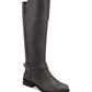 Botas de montaria femininas GUESS Haydin de couro sintético, cano largo, cinza, tamanho 6 MW