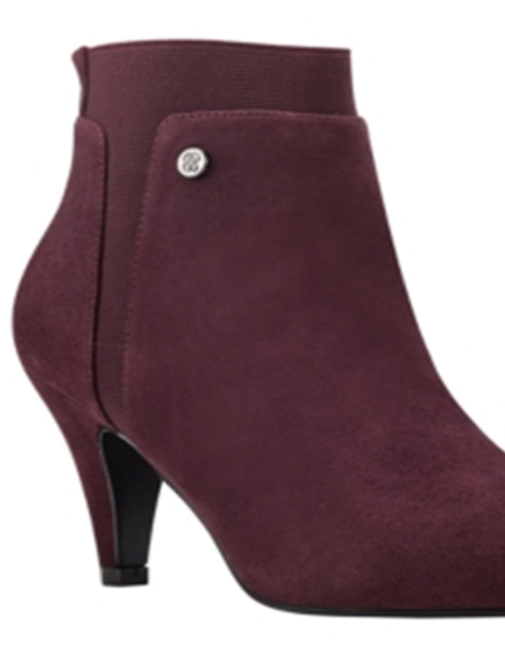 Botas femininas Bandolino Bari bico fino vermelho tamanho 6,5 M