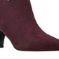Botas femininas Bandolino Bari bico fino vermelho tamanho 6,5 M