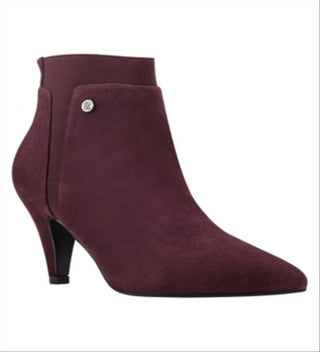 Botas femininas Bandolino Bari bico fino vermelho tamanho 6,5 M