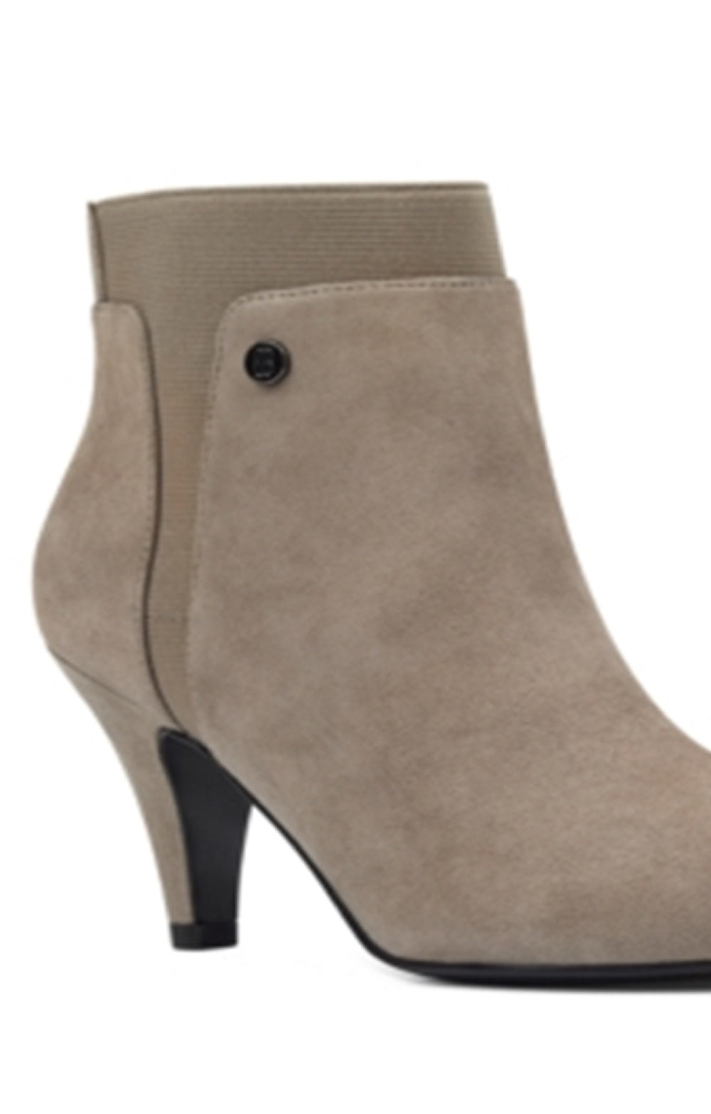 Botas femininas Bandolino Bari com palmilha acolchoada e bico fino, marrom, tamanho 5,5 M