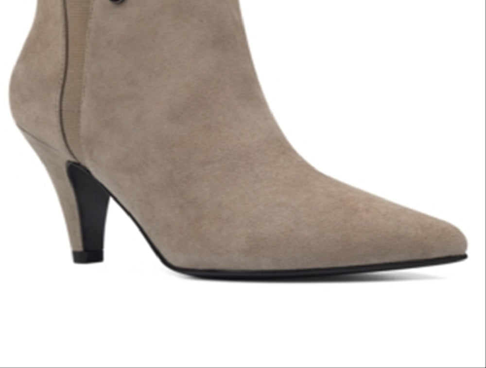 Botas femininas Bandolino Bari bico fino marrom tamanho 9 M