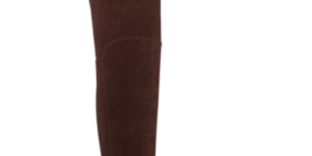 Botas de montaria femininas Nine West Nacoby acima do joelho, tamanho 10, marrom