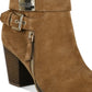 Botas sociais femininas GUESS Gather marrom tamanho 6,5 m