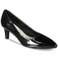 Sapatilhas femininas Easy Street Pointe pretas tamanho 7