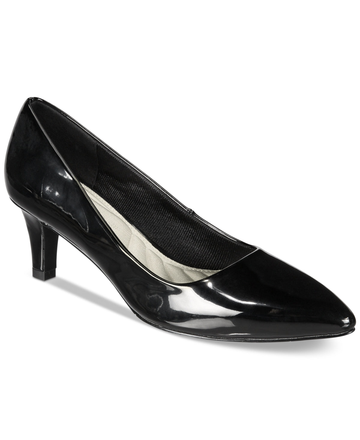 Sapatilhas femininas Easy Street Pointe pretas tamanho 7