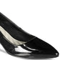 Sapatilhas femininas Easy Street Pointe pretas tamanho 7