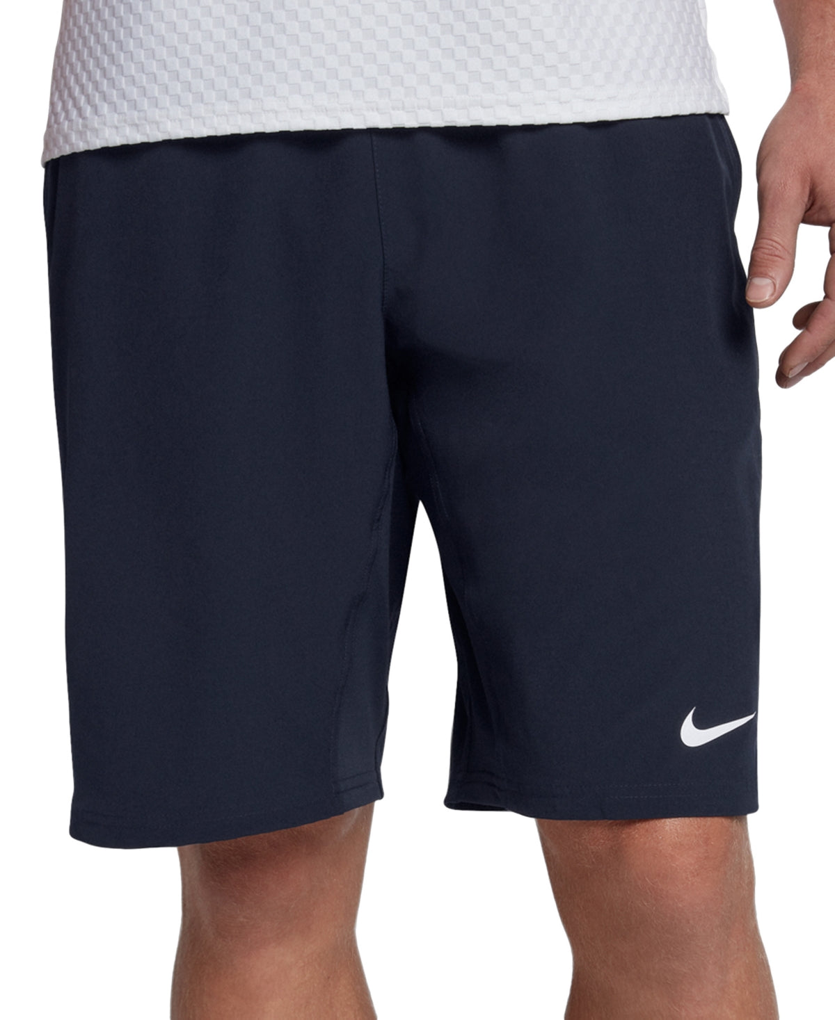 Shorts de tênis Nike Court Flex masculino, azul, tamanho XX-G