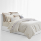 Conjunto de capa de edredom reversível Lauren Ralph Lauren Alene Cotton Percale 200 fios, jacquard metálico, 3 peças, tamanho king