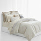 Conjunto de capa de edredom reversível Lauren Ralph Lauren Alene Cotton Percale 200 fios, jacquard metálico, 3 peças, tamanho king