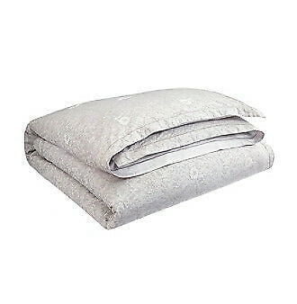 Conjunto de capa de edredom reversível Lauren Ralph Lauren Alene Cotton Percale 200 fios, jacquard metálico, 3 peças, tamanho king