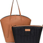 Bolsa de couro Thacker Tocar Caramelo
