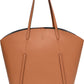 Bolsa de couro Thacker Tocar Caramelo