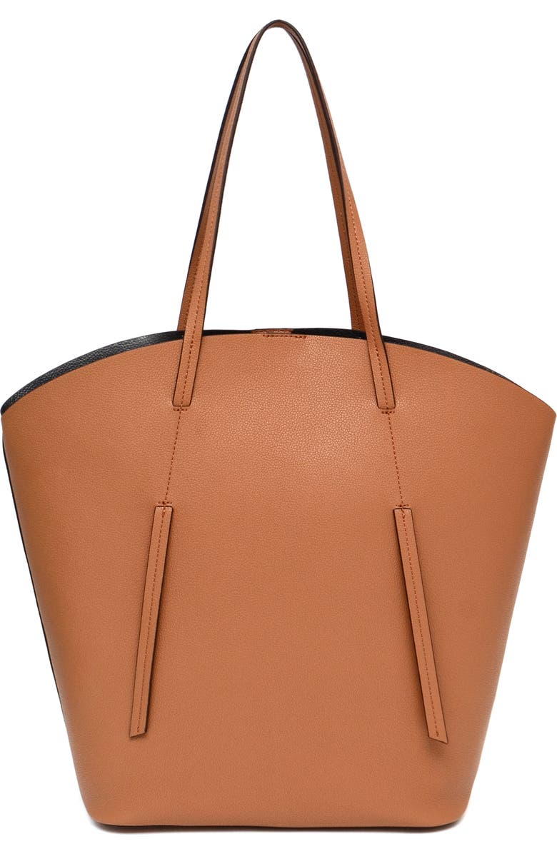 Bolsa de couro Thacker Tocar Caramelo