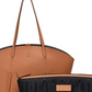 Bolsa de couro Thacker Tocar Caramelo