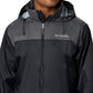 Jaqueta de chuva Columbia Glennaker Lake masculina, preta, tamanho grande