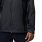 Jaqueta de chuva Columbia Glennaker Lake masculina, preta, tamanho grande