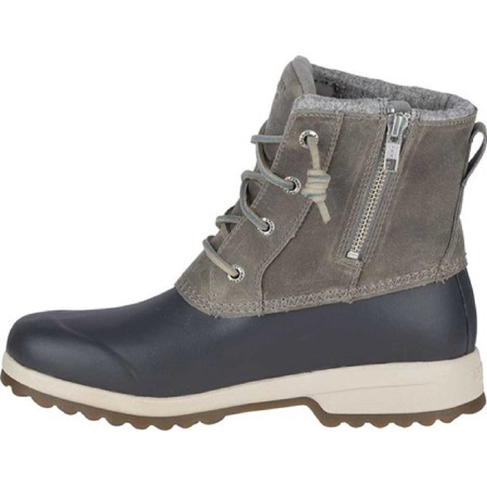 Bota de neve Sperry Top Sider Maritime Repel feminina, cinza, tamanho 9 M
