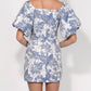 Adelyn Rae - Kasia Jacquard Off Shoulder Mini Dress