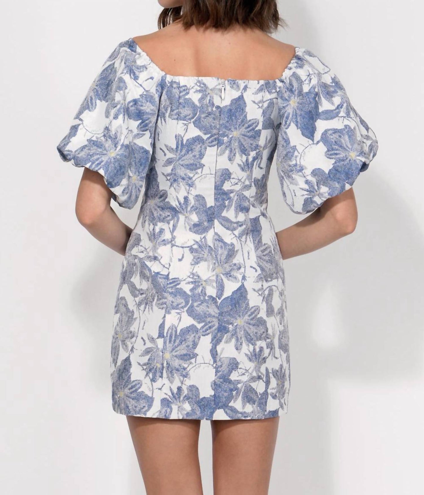 Adelyn Rae - Kasia Jacquard Off Shoulder Mini Dress