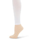 Calça justa feminina Capezio sem pé com faixa na cintura em tricô, branca, tamanho P