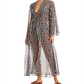 Alexandra Miro Betty Caftan Swimwear Feminino Preto Tamanho M